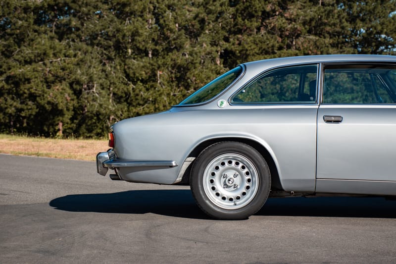 Stockfoto Alfa Romeo GTV exterieur, detail van de achterzijde